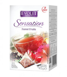 Ceai cu fructe de padure, Evolet Sensation piramida