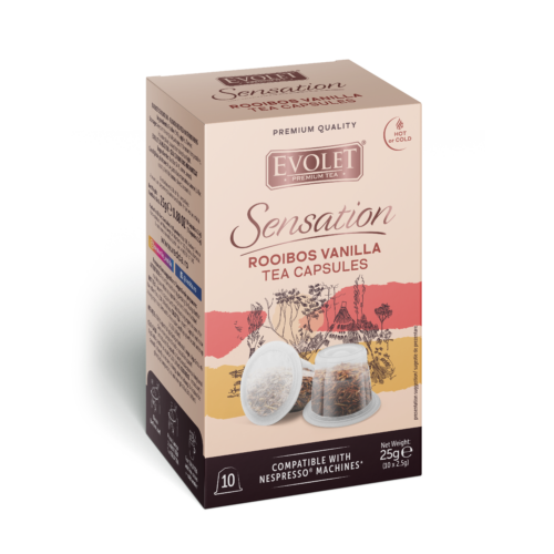 Ceai Rooibos Vanilla Capsule Evolet Sensation