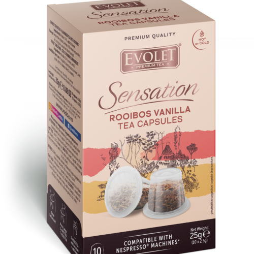 Ceai Rooibos Vanilla Capsule Evolet Sensation