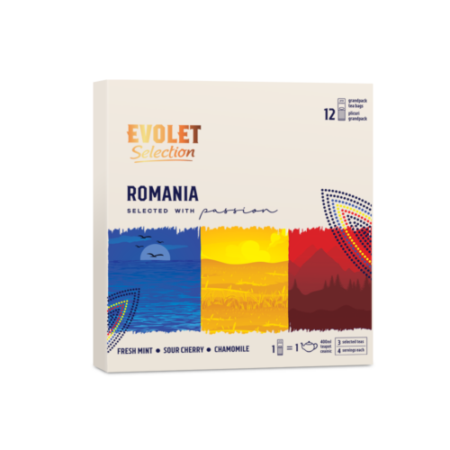 Romania Evolet Selection tea 12 plicuri Grand pack