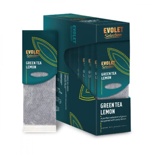 Ceai plicuri Green Tea Lemon Grand Pack, Evolet Selection