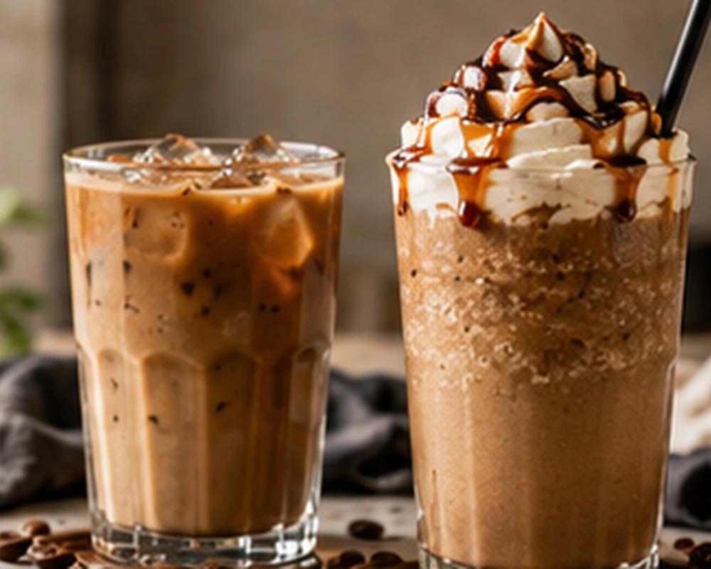 Cafea aromatizată și frappé